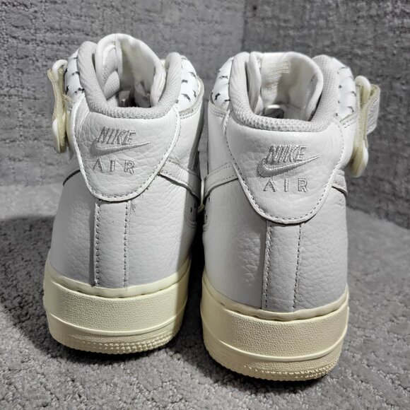 Nike Air Force 1 Mid Cut Out Stars Summit Women's 12 White Leather DV3451-100 - Picture 4 of 13